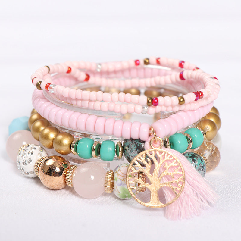 Wholesale Bohemian Multi-layered Tree of Life Bracelet ACC-BT-NaiHong010