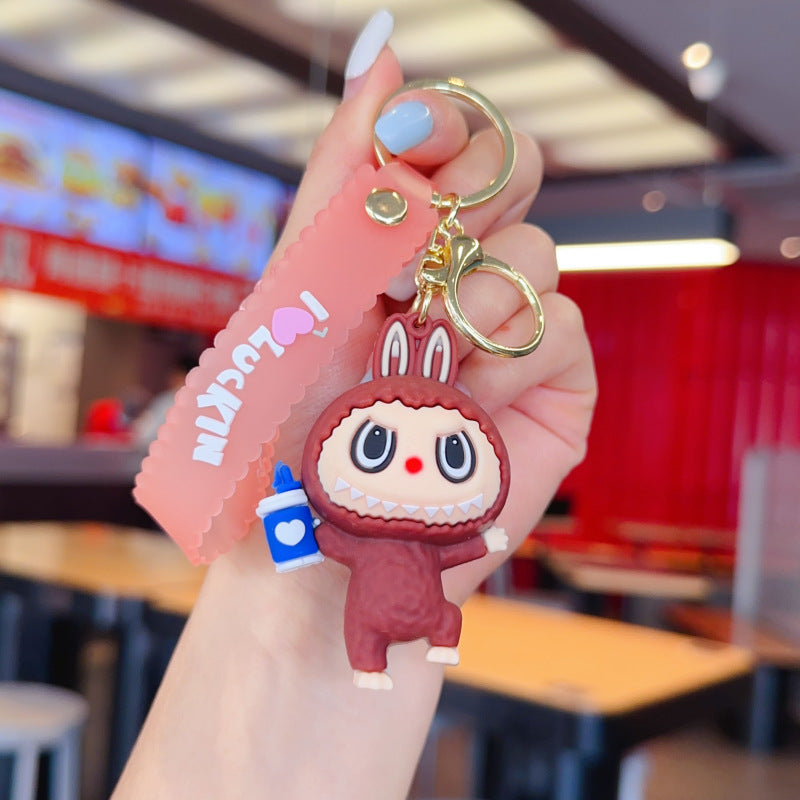 Wholesale Cute cartoon silicone keychain