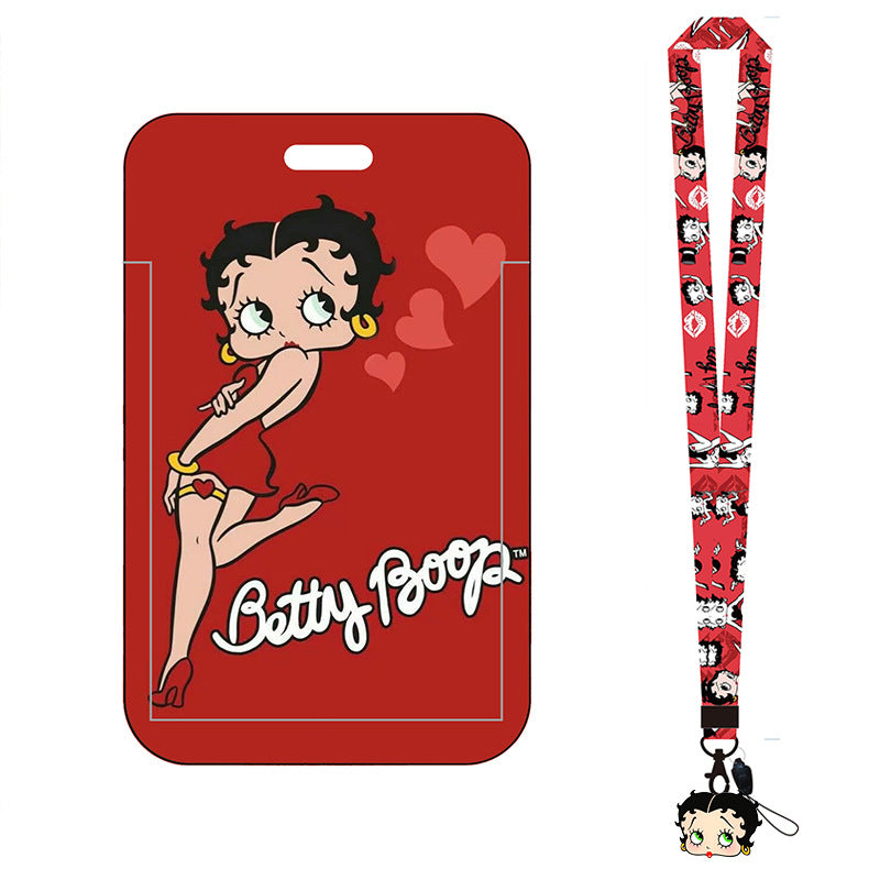 Wholesale Cute Cartoon Girl Lanyard Keychain ACCVIP-KC-AShi004