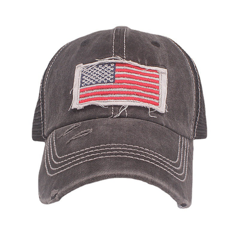 Wholesale American Flag Padded Embroidered Sports Baseball Cap