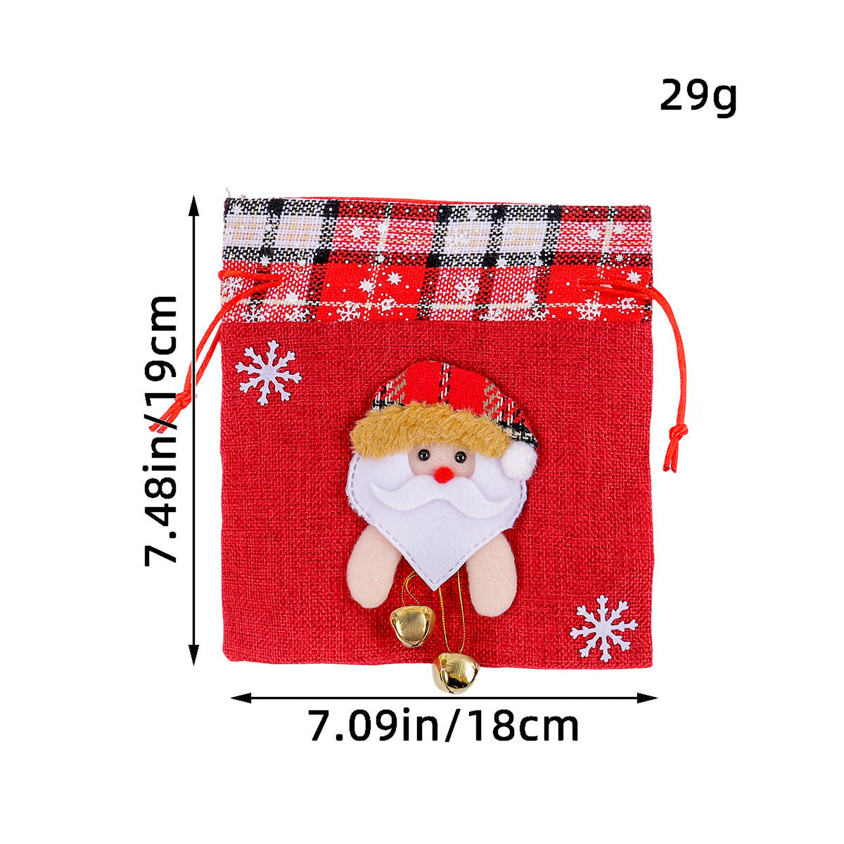 Wholesale  Three-Dimensional Doll Candy Bag Christmas Decorations