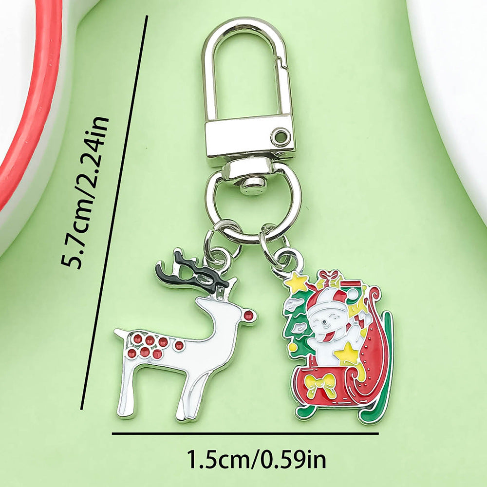Wholesale Cute cartoon Christmas keychain