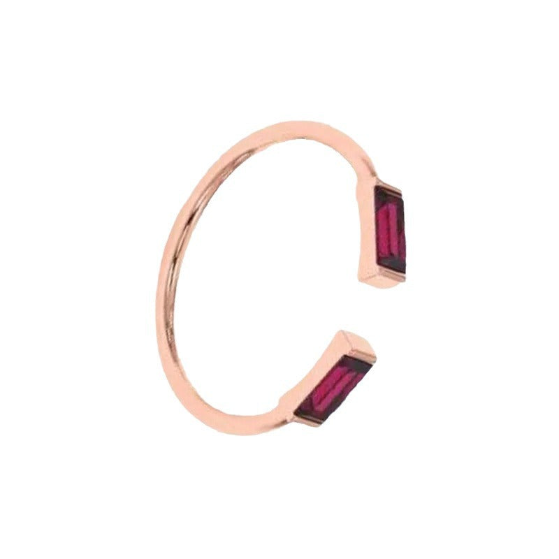 Wholesale Birthstone Ring Titanium Steel December Birthstone Ring