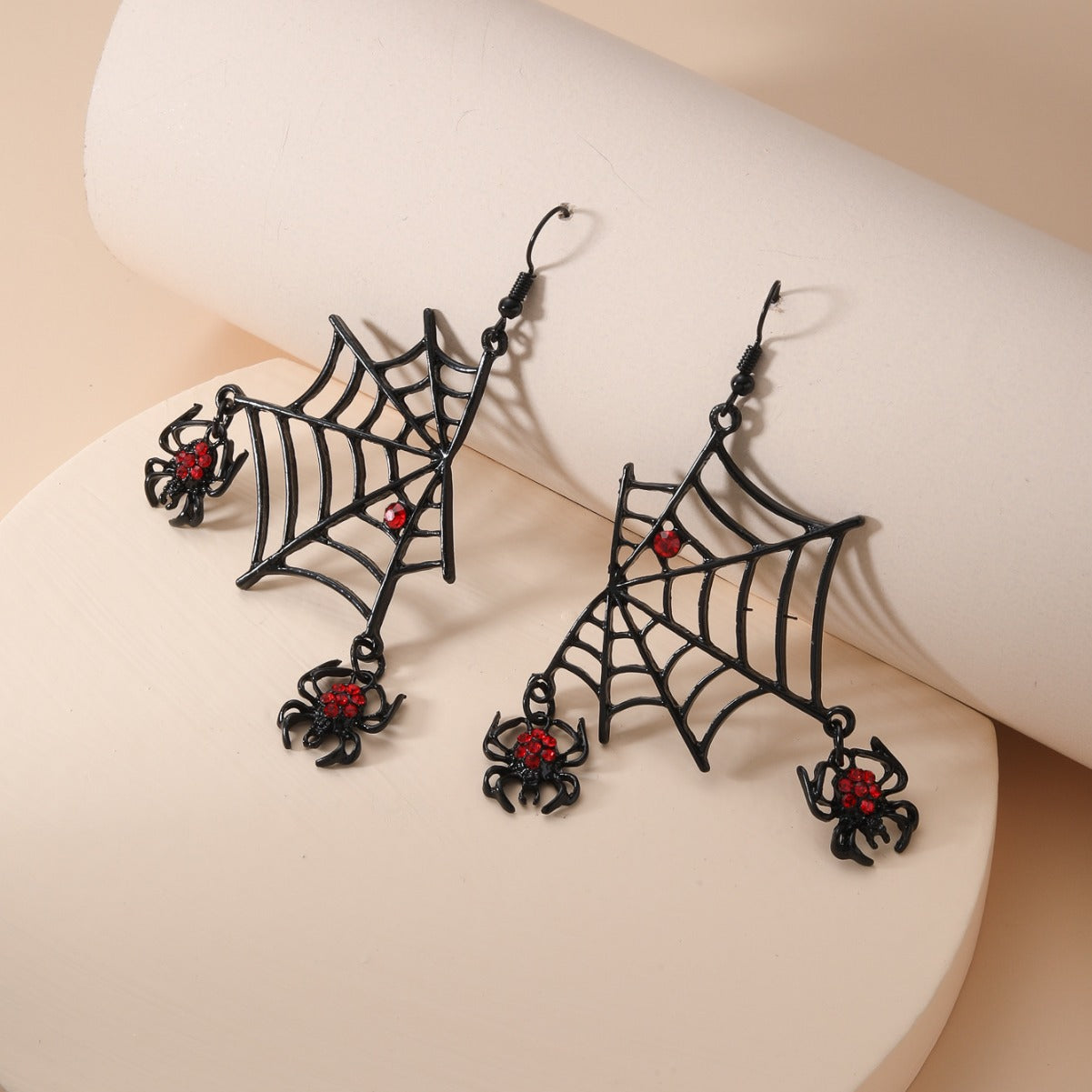 Wholesale Fashion  Web Earrings with Rhinestones for Nightclub,  Party Jewelry Accessory