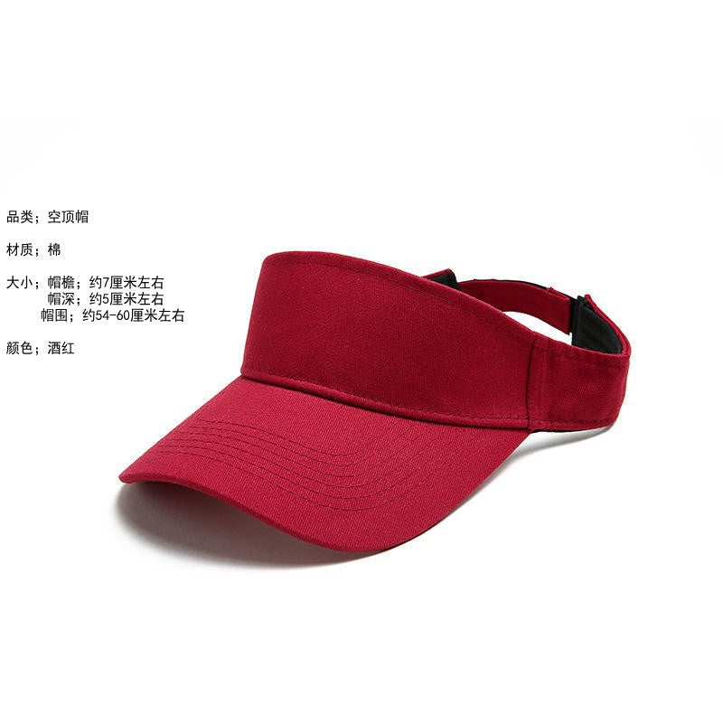 Wholesale Solid Color Pure Cotton Empty Top Hat