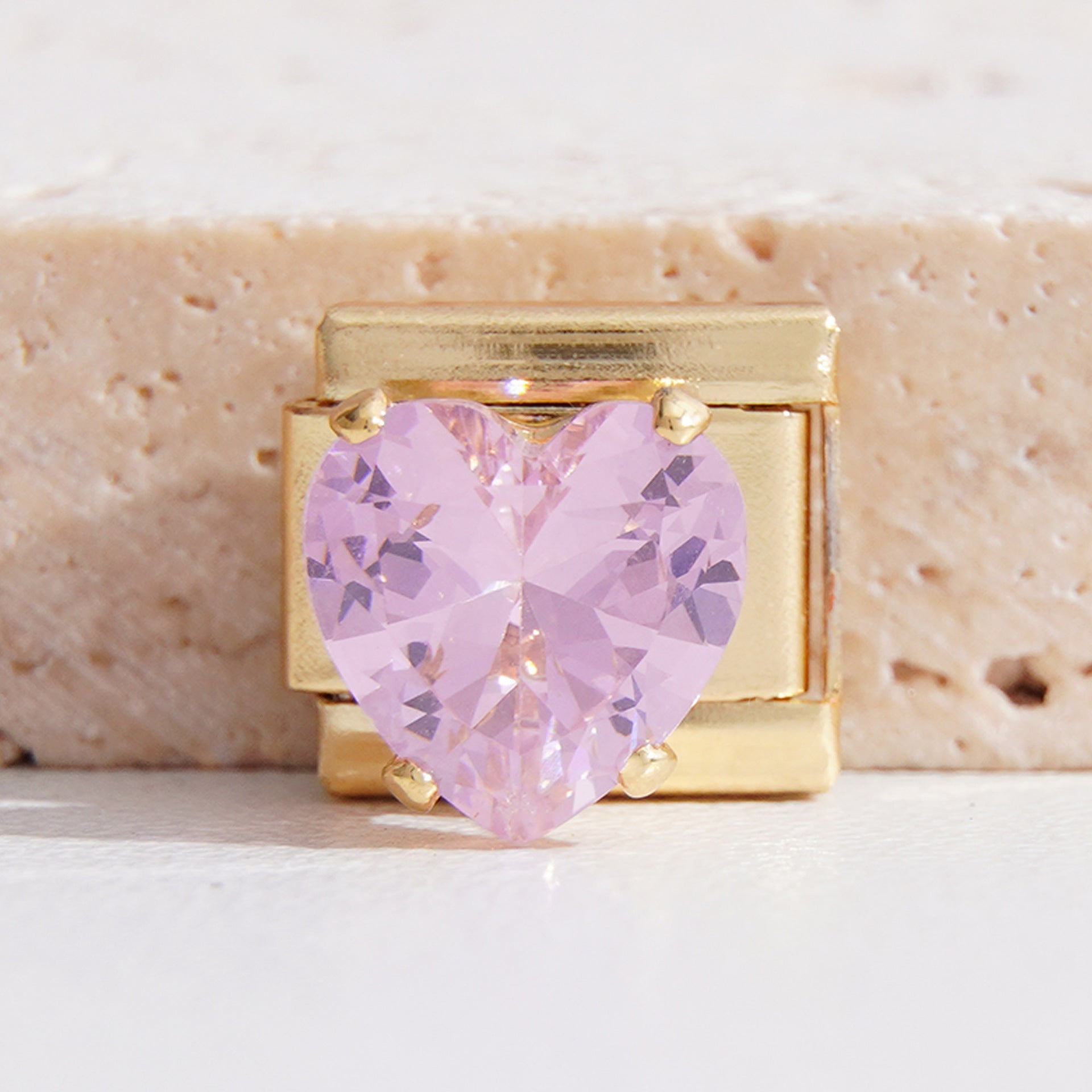 Wholesale Italian Charm Bracelet 9mm DIY Splicing Black Heart Star Stainless Steel Composable Bracelet