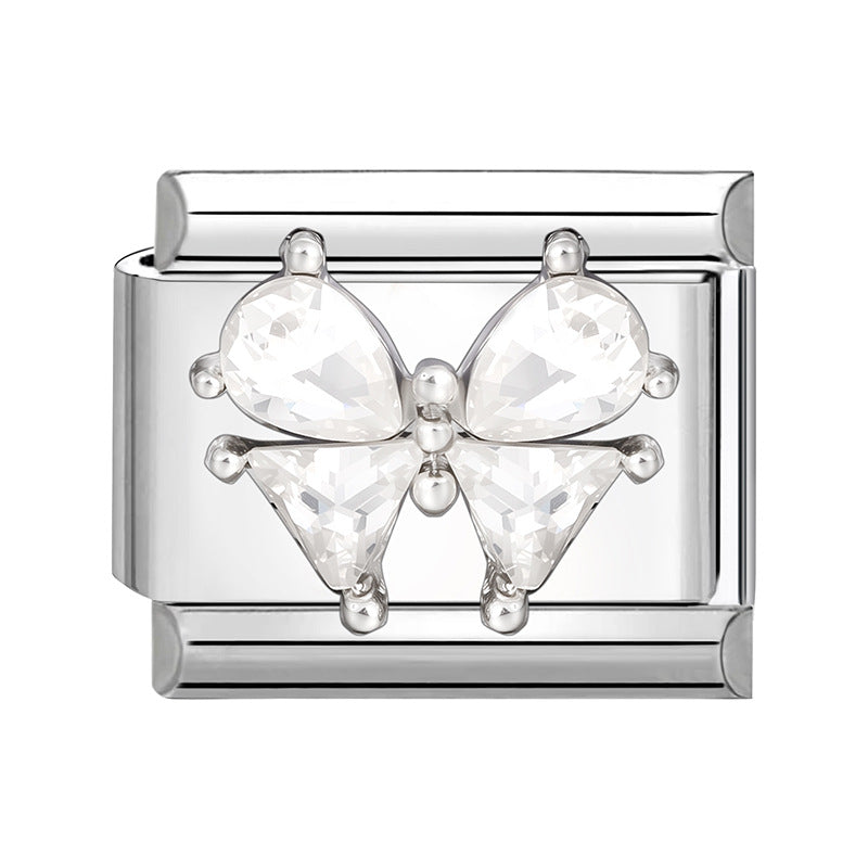 Wholesale Italian Charm Bracelet 9mm DIY Splicing Cute Creative Stainless Steel Composable Bracelet