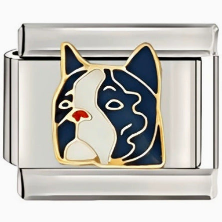 Wholesale Fashion DIY Stainless Steel Cartoon Charm Bracelet Handmade Sheep Modular Design For Women Jewelry Gift Accessory