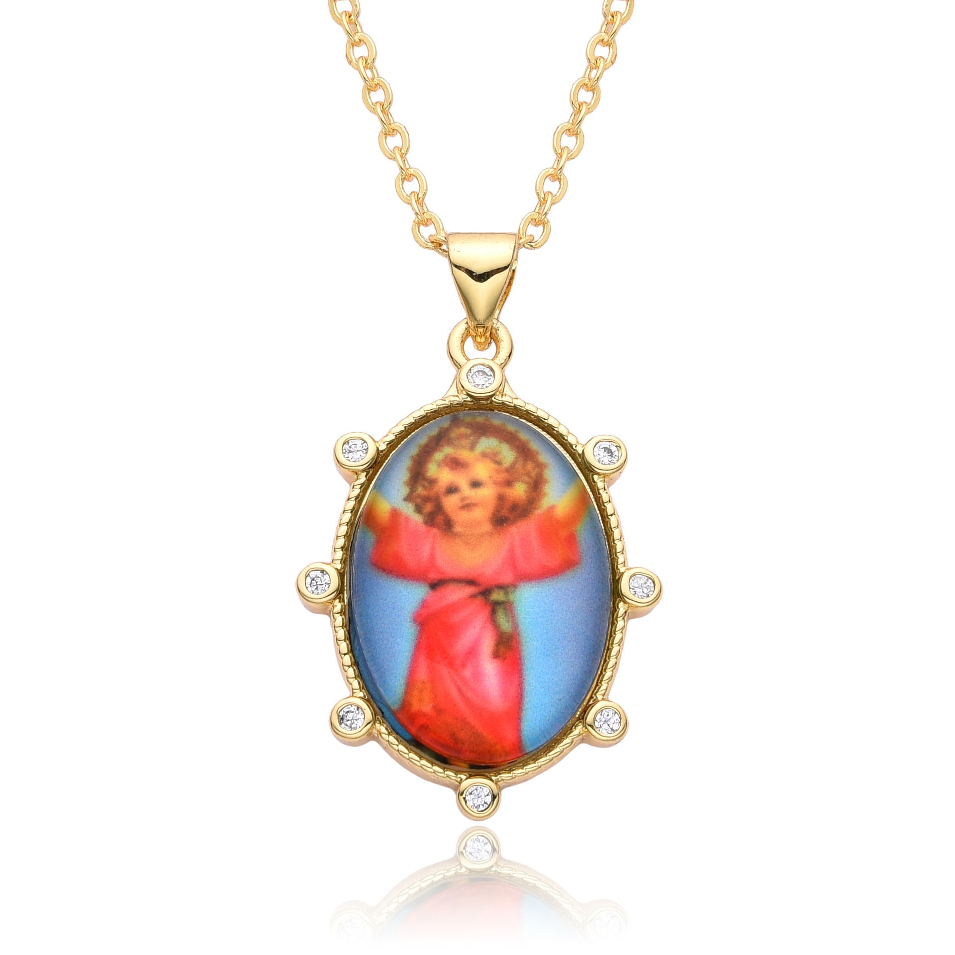 Wholesale retro portrait pendant women's jewelry necklace