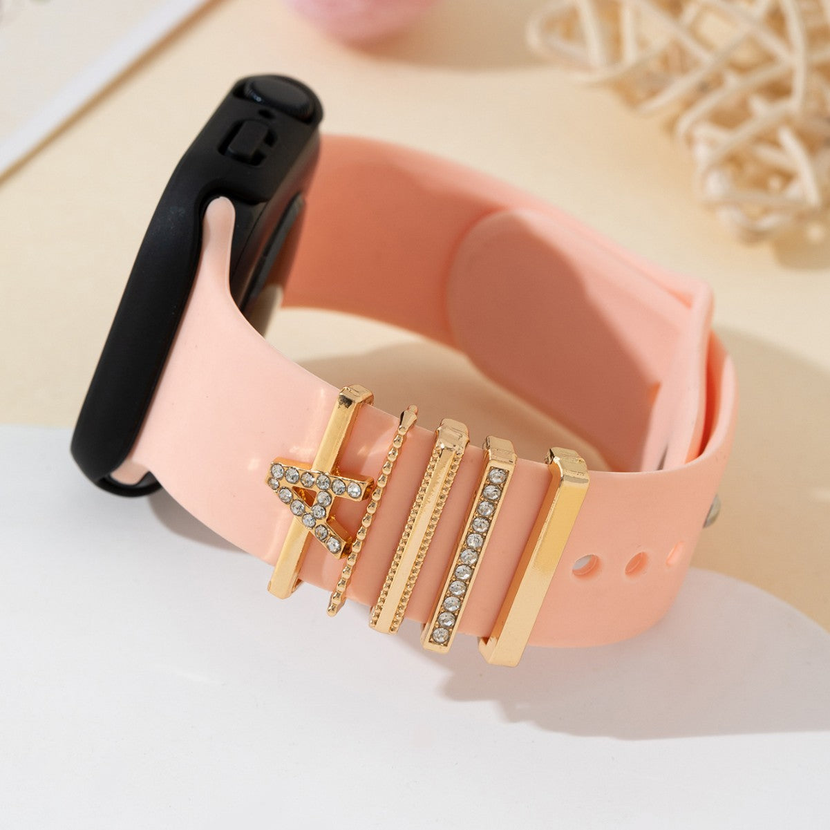 Wholesale Stylish Alloy English Letter Decorative Ring For Band Fashion Accessory Resale