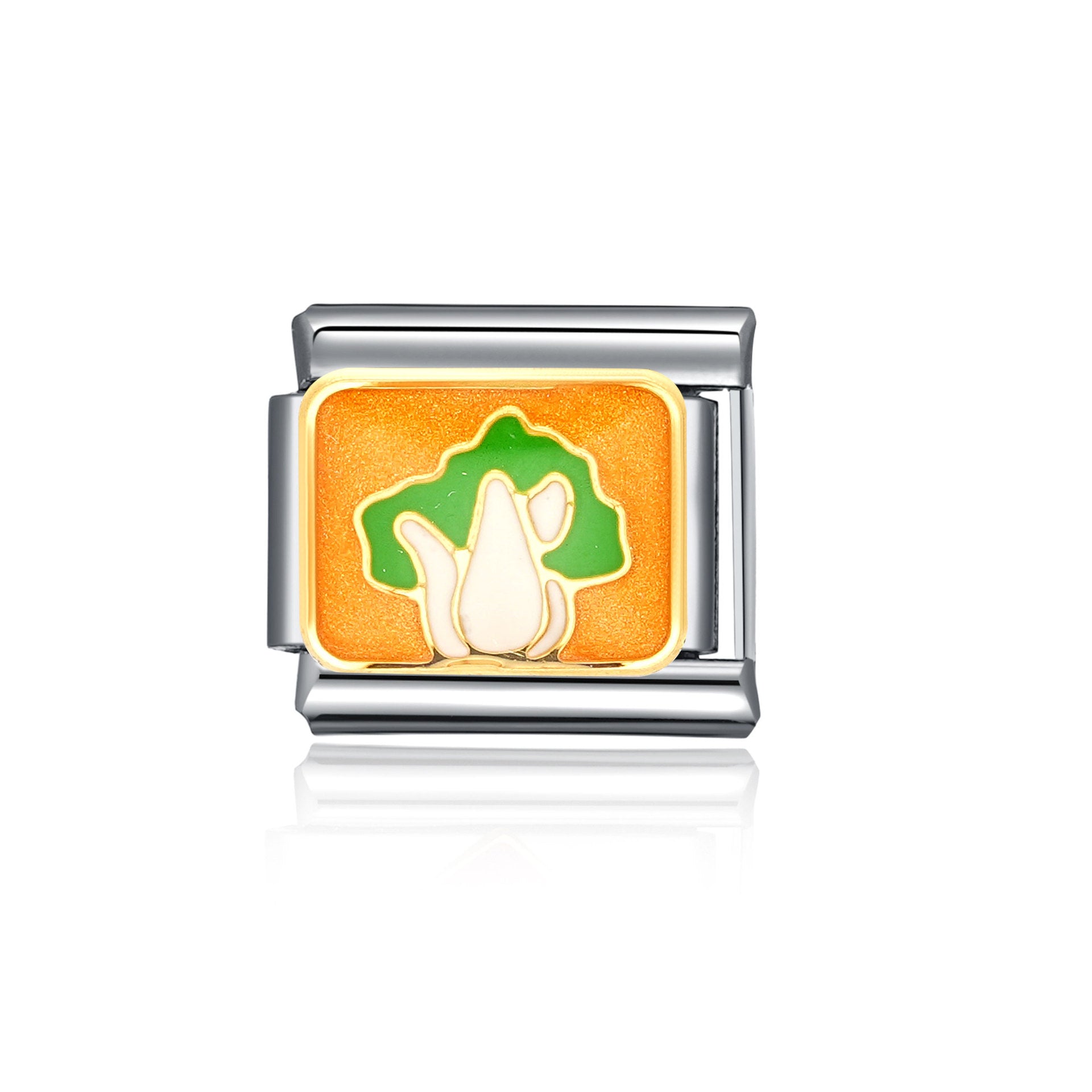 Bracelet de charme italien en gros de 9 mm d'animal d'épissage et de planable en acier inoxydable