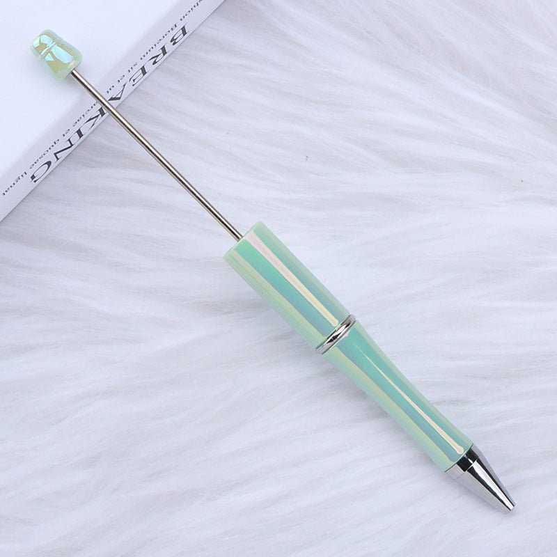 Wholesale 10pcs Beadable Pens Colorful UV Electroplating Colorful DIY Bead Pens ACC-PN-JinBN020