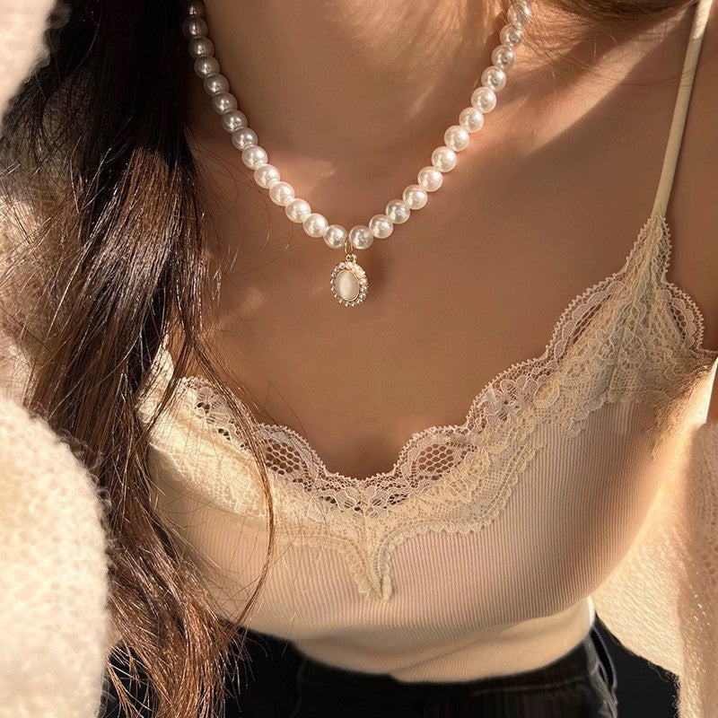 Wholesale Silver Butterfly Tassel Necklace Collarbone Chain Choker Necklace ACC-NE-NS011