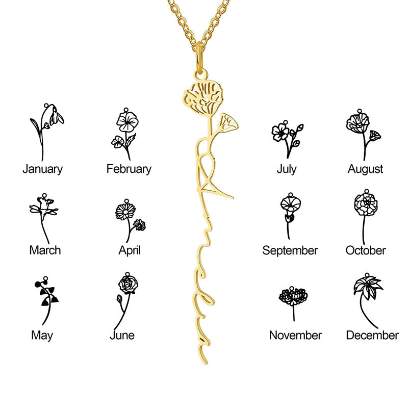 Wholesale DIY Letter Name Stainless Steel Necklace