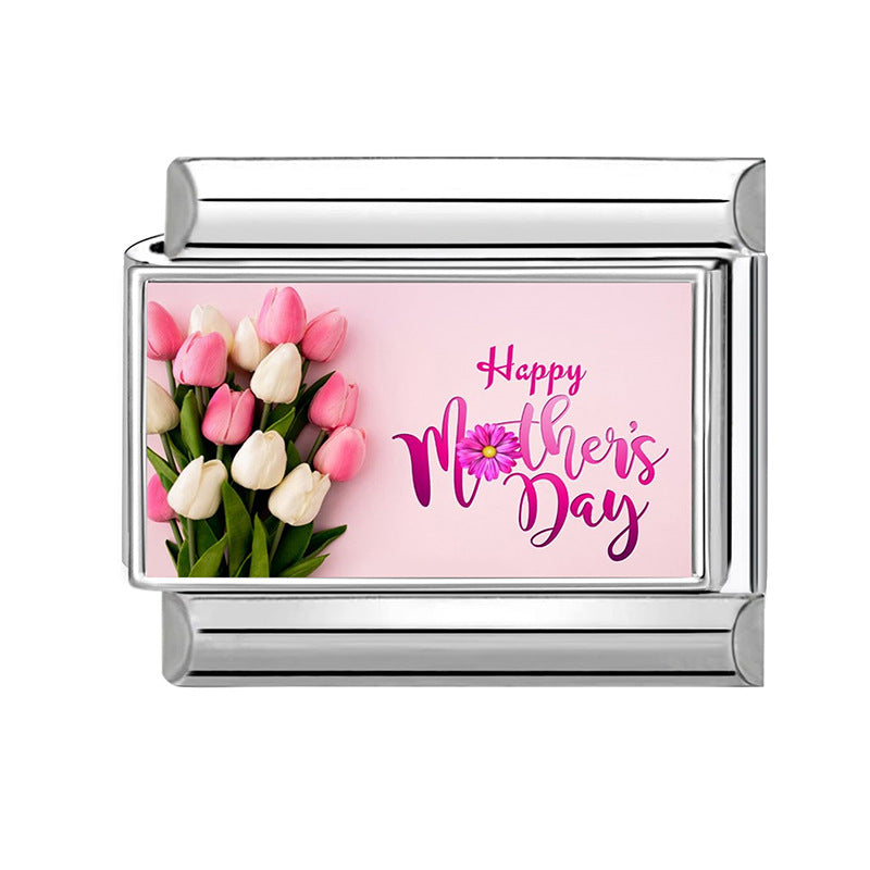 Wholesale Italian Style DIY Bracelet Accessories Stainless Steel Jewelry Gift