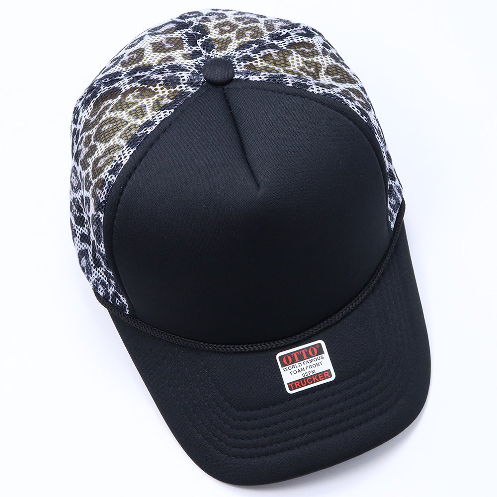 Wholesale  outdoor leisure sun hat leopard plaid baseball cap