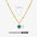 Wholesale December 18K Gold Stainless Steel Diamond Necklace