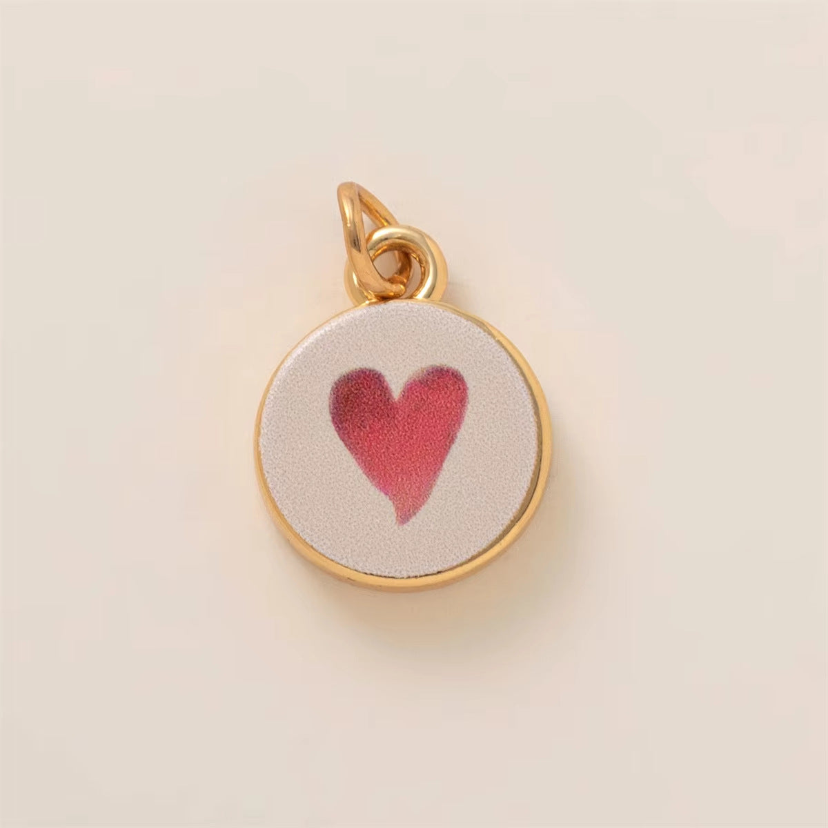 Wholesale Vacuum plating live mouth DIY personalized printing pendant necklace