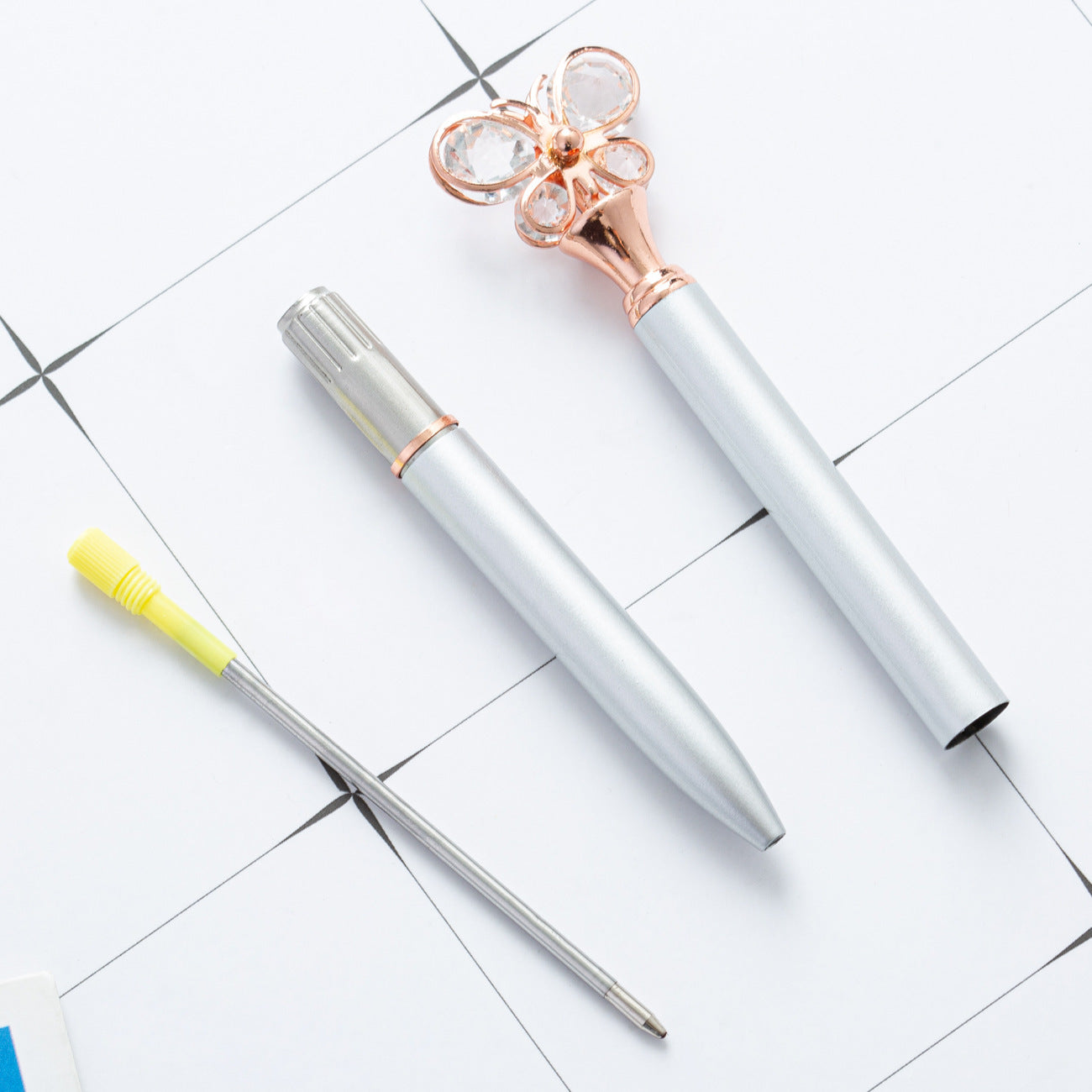 Wholesale  butterfly style pen manufacturers spot metal ballpoint pen
