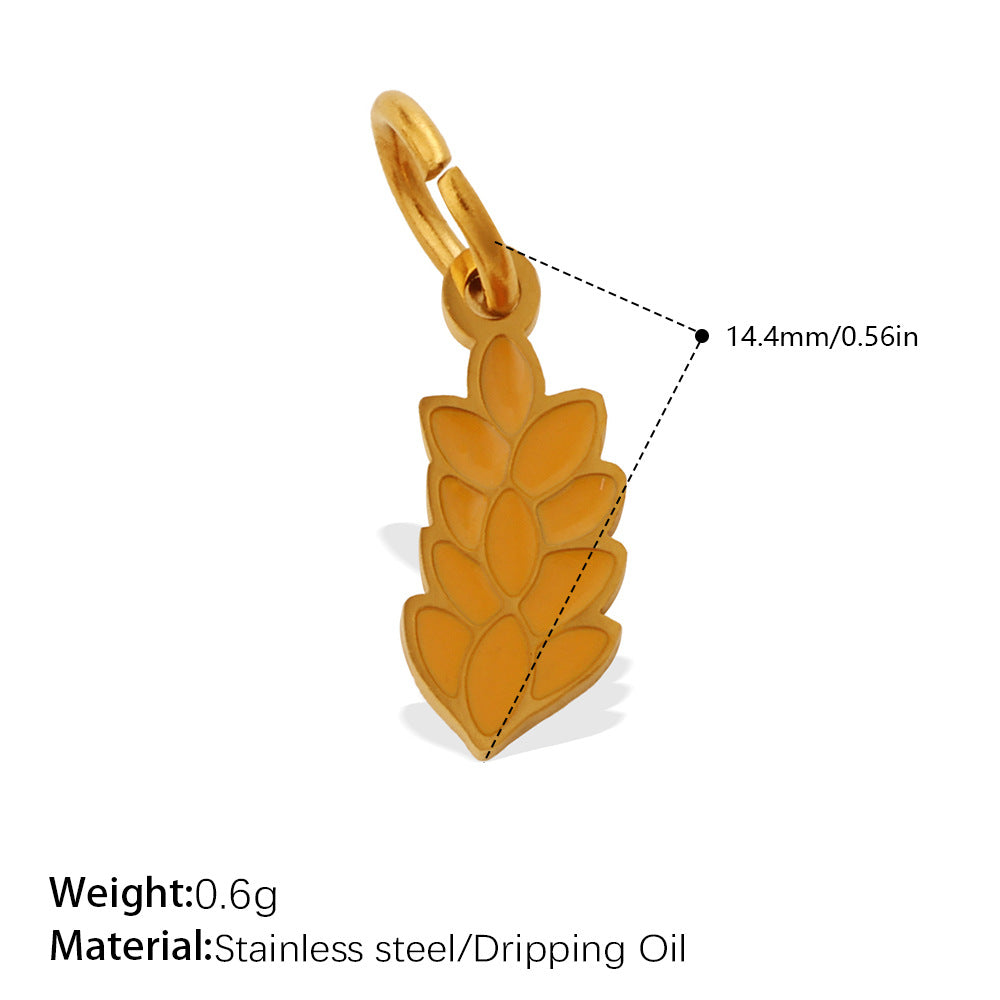 Wholesale Vegetable Series Dripping Oil Charms for Jewelry