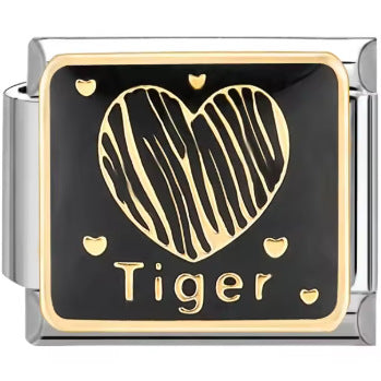 Wholesale Italian Charm Bracelet 9mm DIY Splicing Brown Leopard Star and Moon Stainless Steel Composable Bracelet