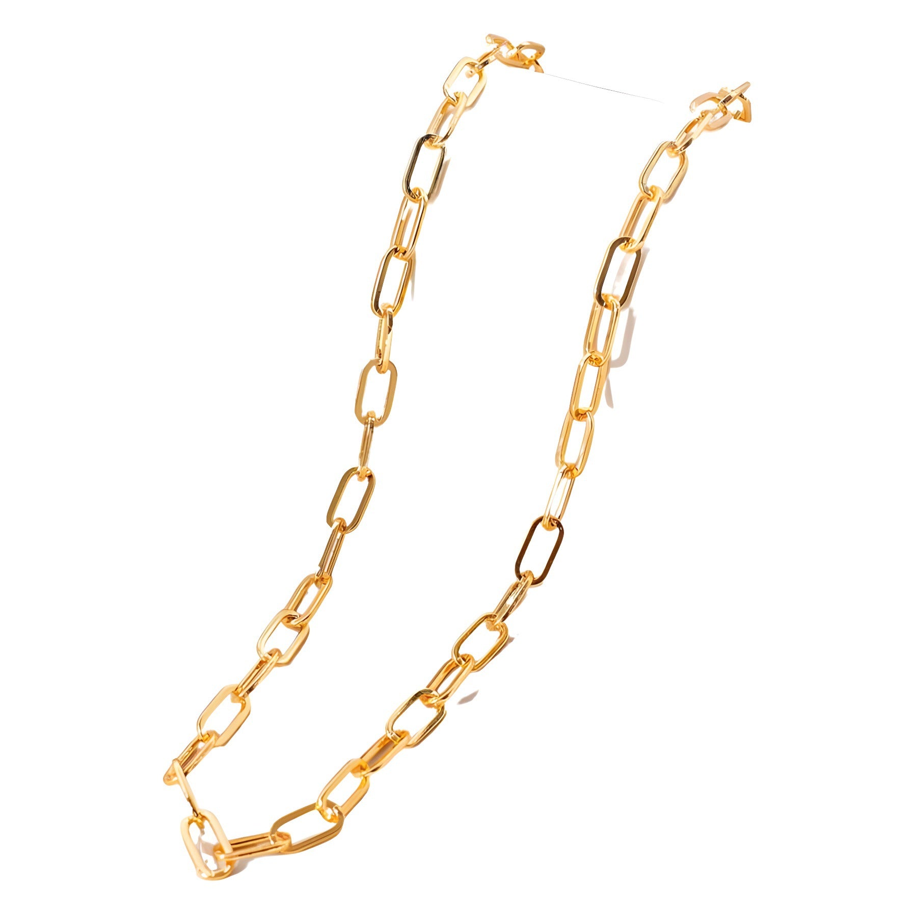 Wholesale All-match Pin Chain 18K True Gold Chain