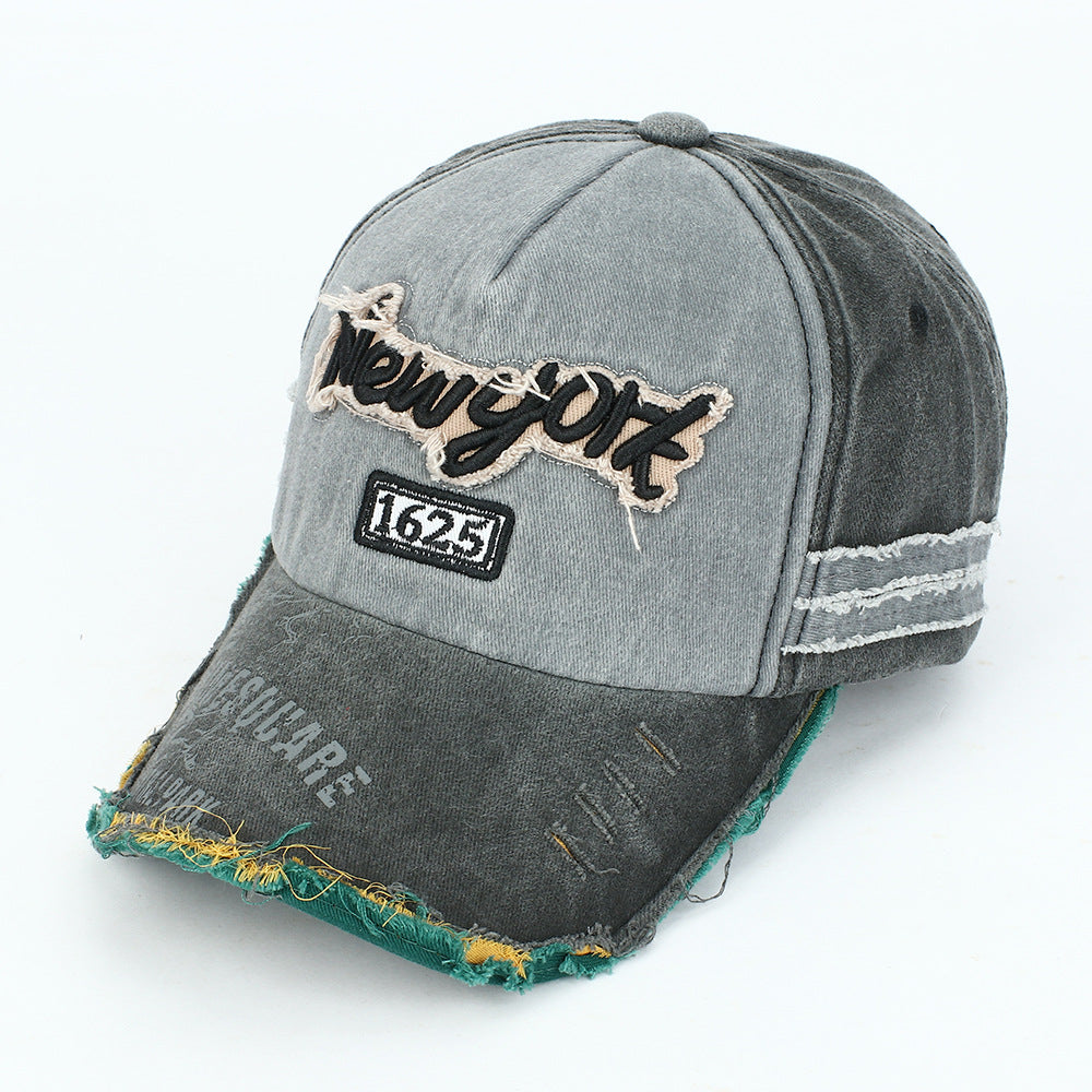 Wholesale Distressed Cotton Men's Baseball Cap ACC-HT-RongZhao028