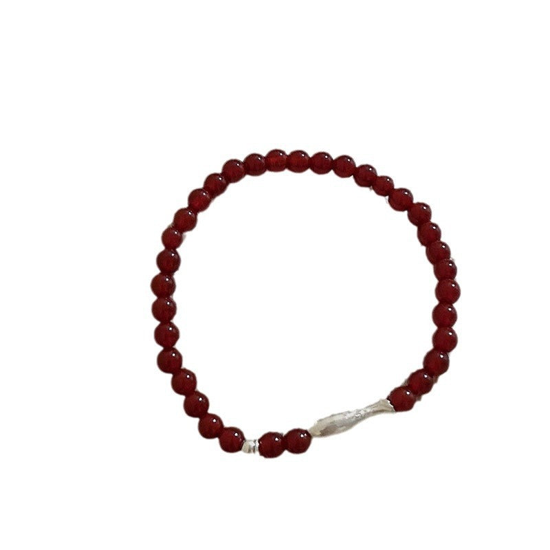 Wholesale Koi Red Agate Beaded Bracelet