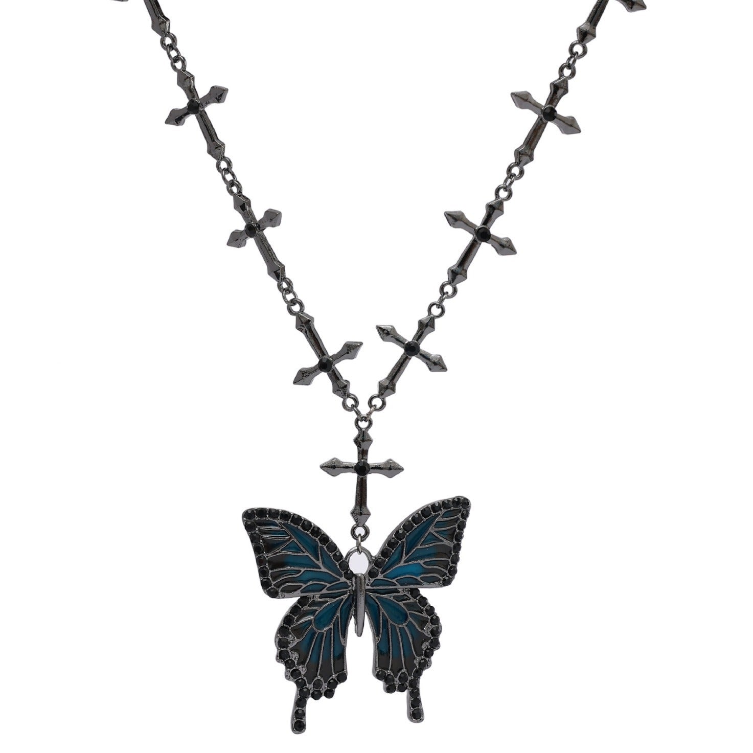Wholesale Purple Butterfly Necklace