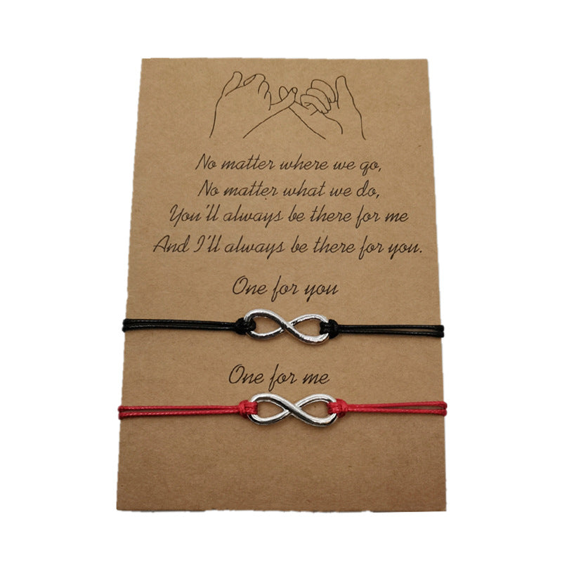 Wholesale  Alloy Sunflower  Woven Card Bracelet