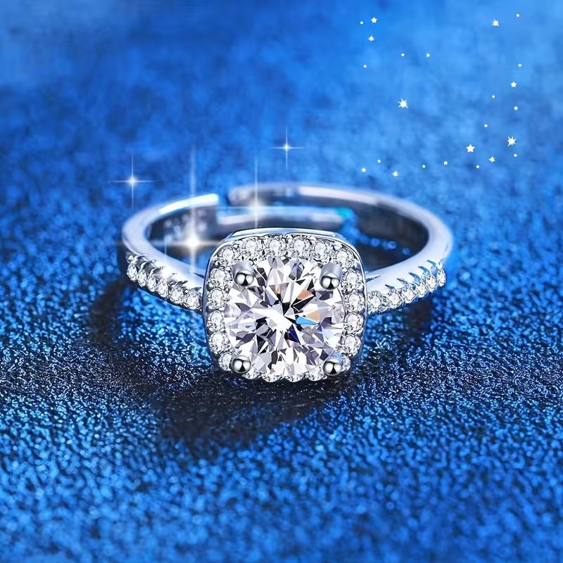 Wholesale Geometric Open Ring with CZ Stones,  Fashion Accessory for Women,  Boutique Resale