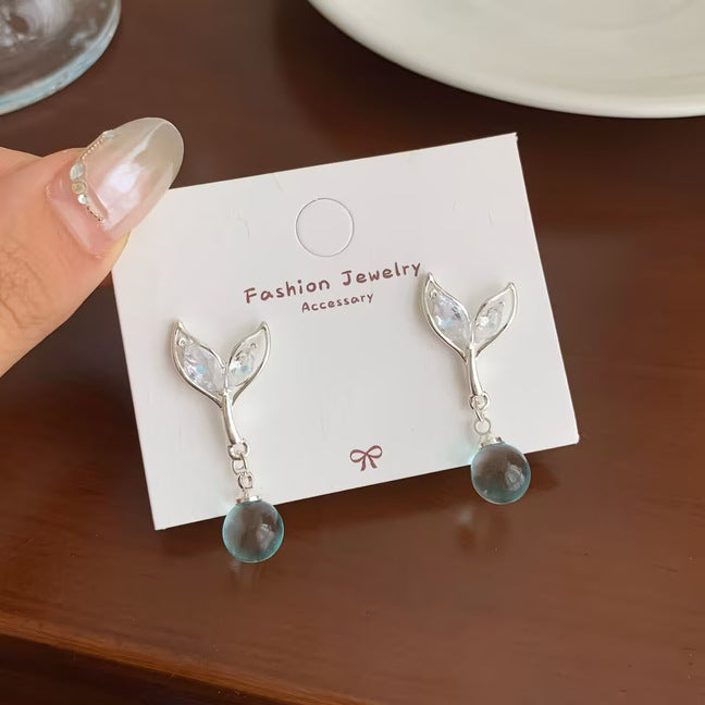 Wholesale Starfish Blue Earrings