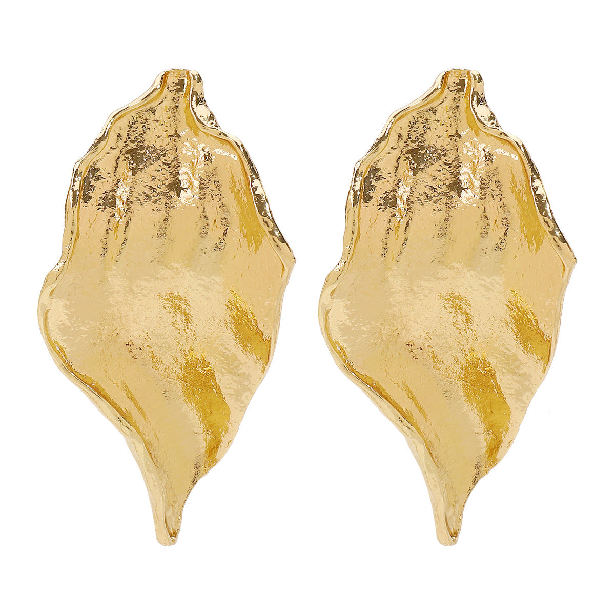 Wholesale  vintage  irregular smooth geometric earrings