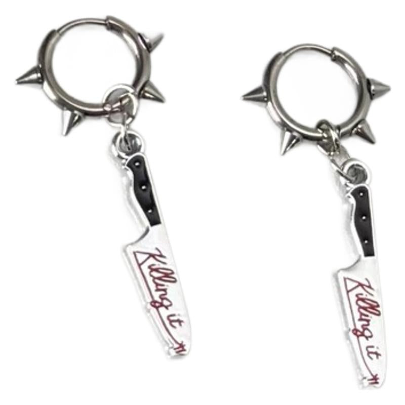 Wholesale Diablo Gothic Punk Rock Dagger Stud Stud Earrings