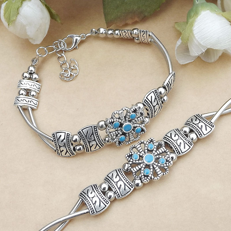 Wholesale Ethnic Style Boho Beaded Bracelet,  Mixed Materials Jewelry Accessory,  Boutique Resale Gift