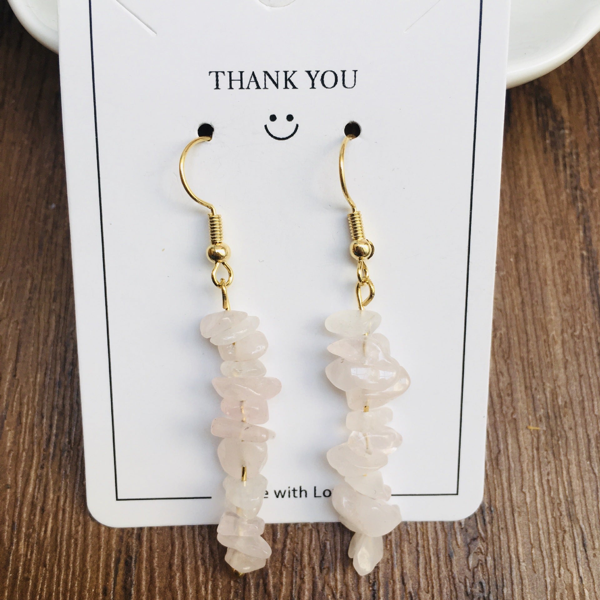Wholesale Handmade Natural Stone Crystal Beaded Earrings ACC-ES-RongGuan004