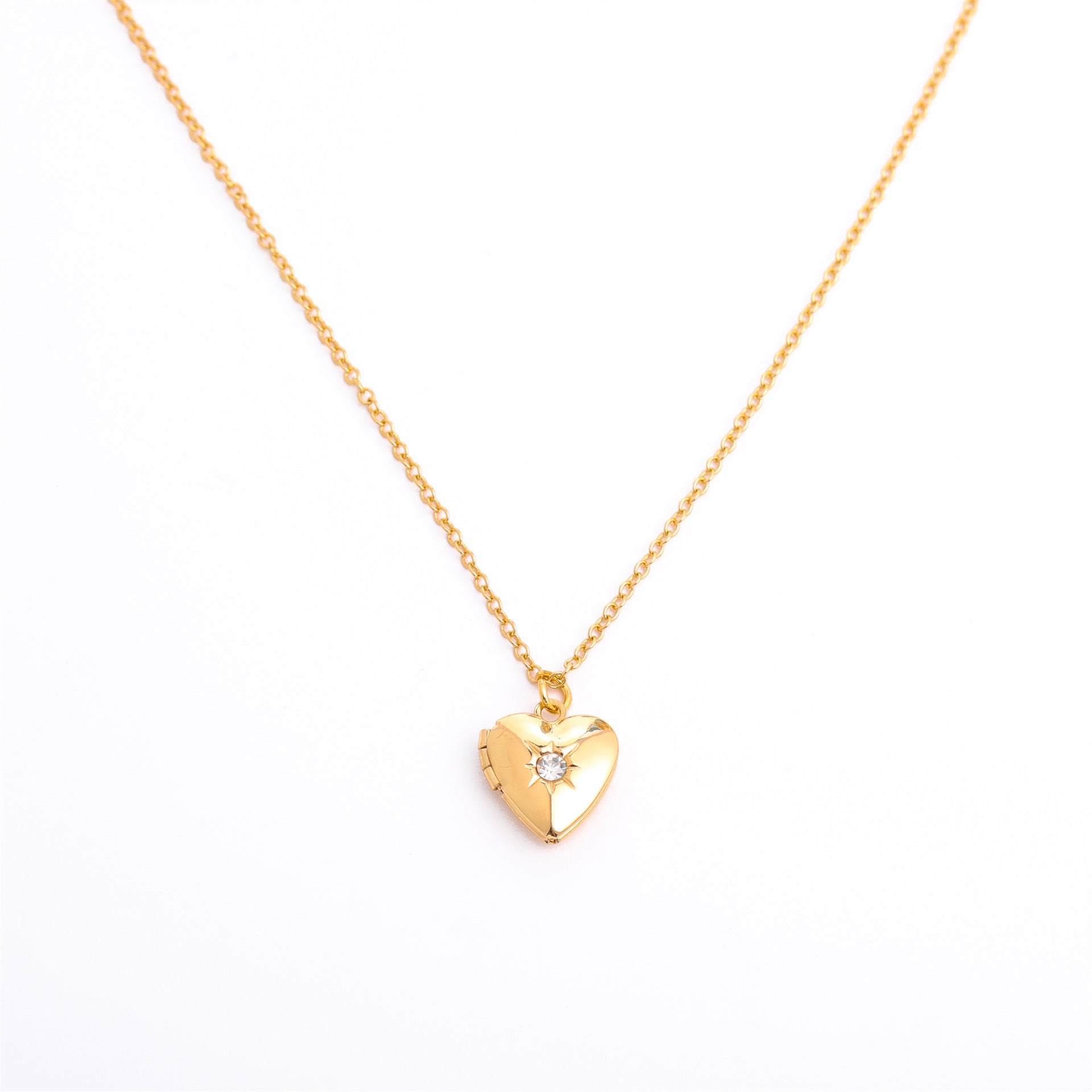 Wholesale December Birthstone Love Opening and Closing Photo Album Mother's Day Valentine Gift Necklace ACC-NE-JP009