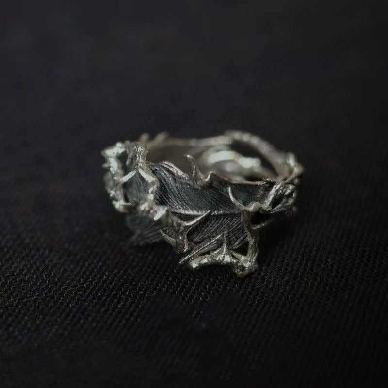 Wholesale Feather Thorn Series Opening Ring