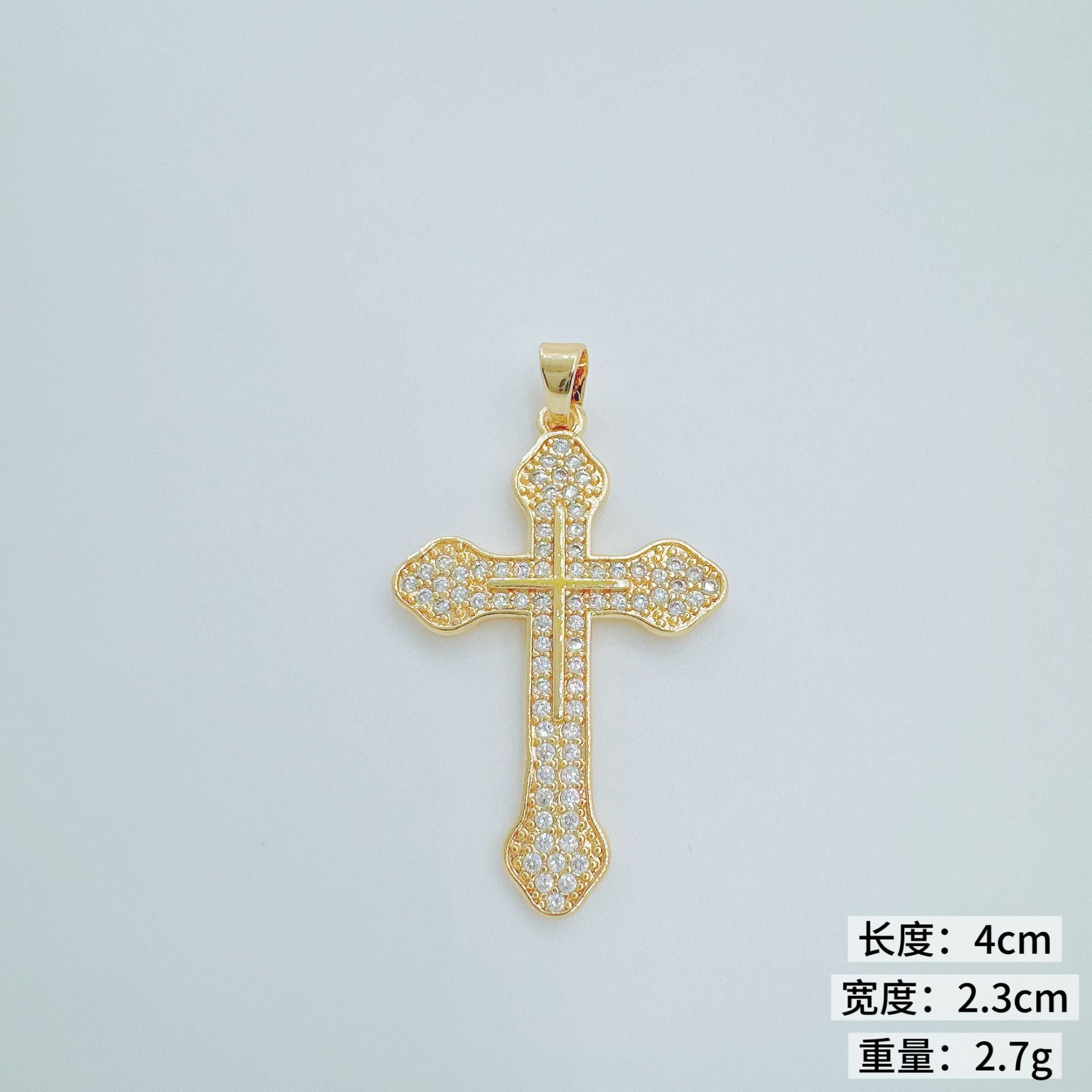 Wholesale Gold-Plated Copper Pendant with Zircon,  Bag Charm for Women