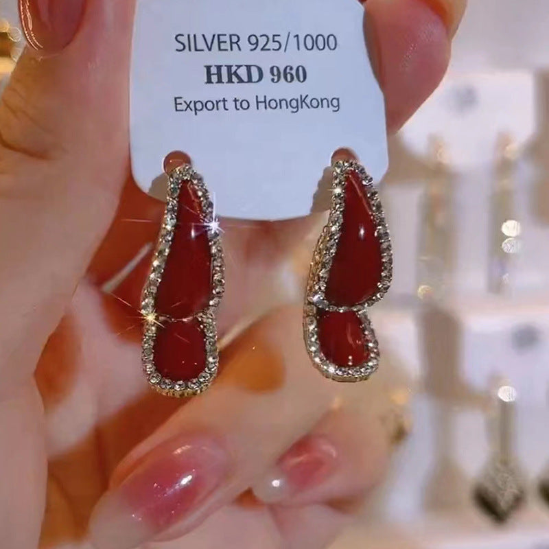 Wholesale Hoop Earrings Crystal Earrings ACC-ES-Yinhe004