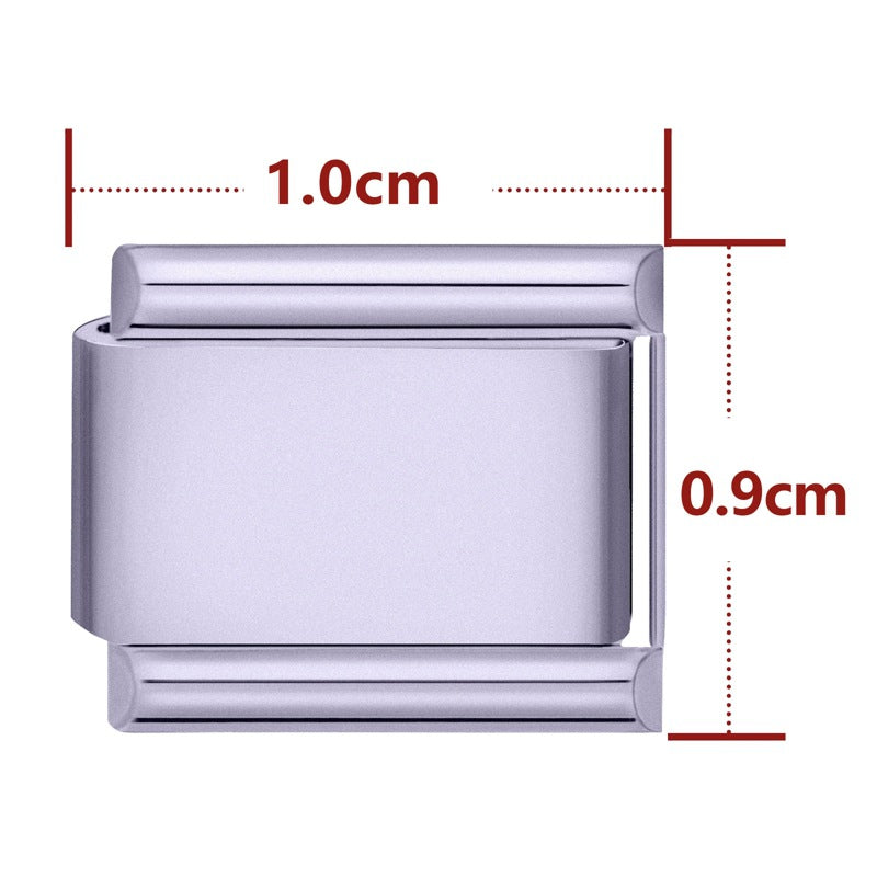 Wholesale Italian Charm Bracelet 9mm DIY Splicing Cute Creative Stainless Steel Composable Bracelet