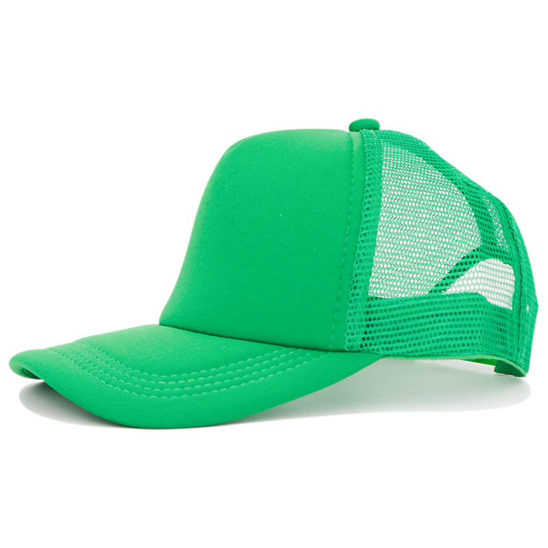 Wholesale Outdoor Solid Color Light Plate Mesh Hat Embroidery Baseball Cap ACC-HT-XiongYing001
