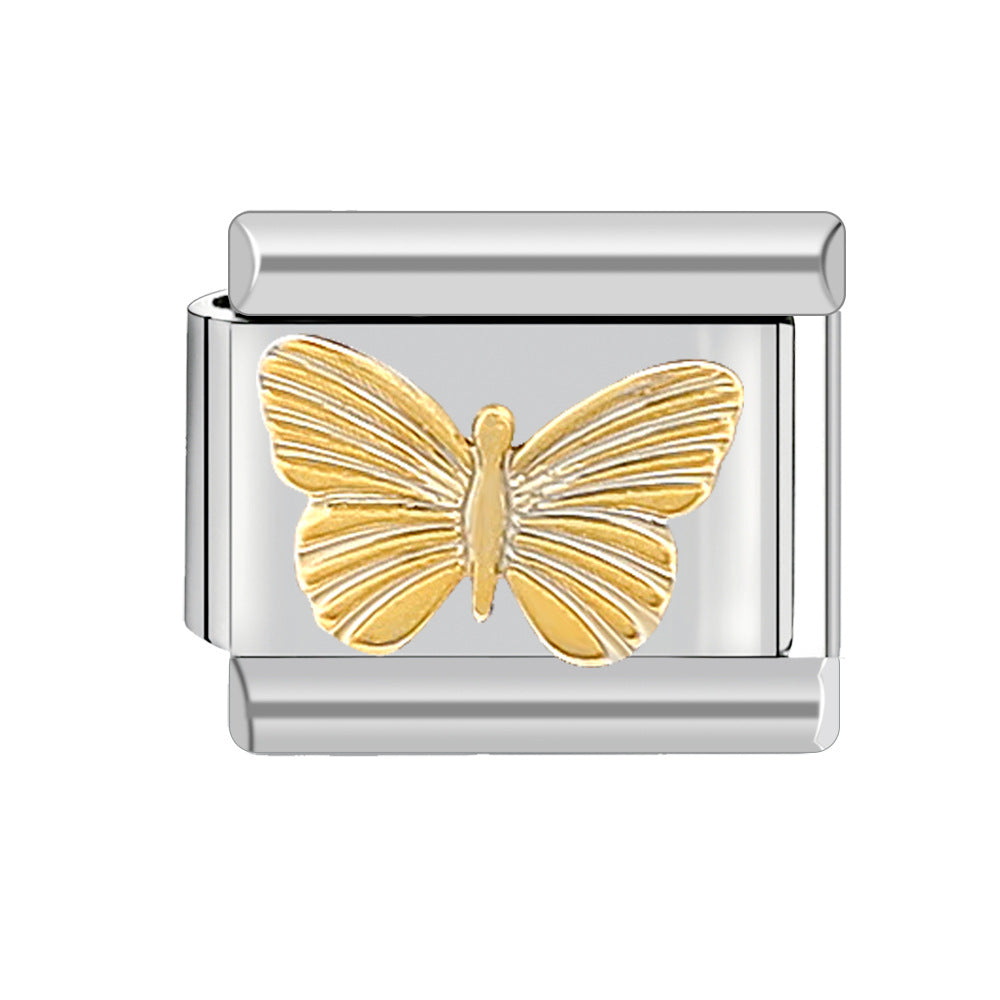 Wholesale Italian Charm Bracelet 9mm DIY  Super Cute  Creative Stainless Steel Composable Bracelet