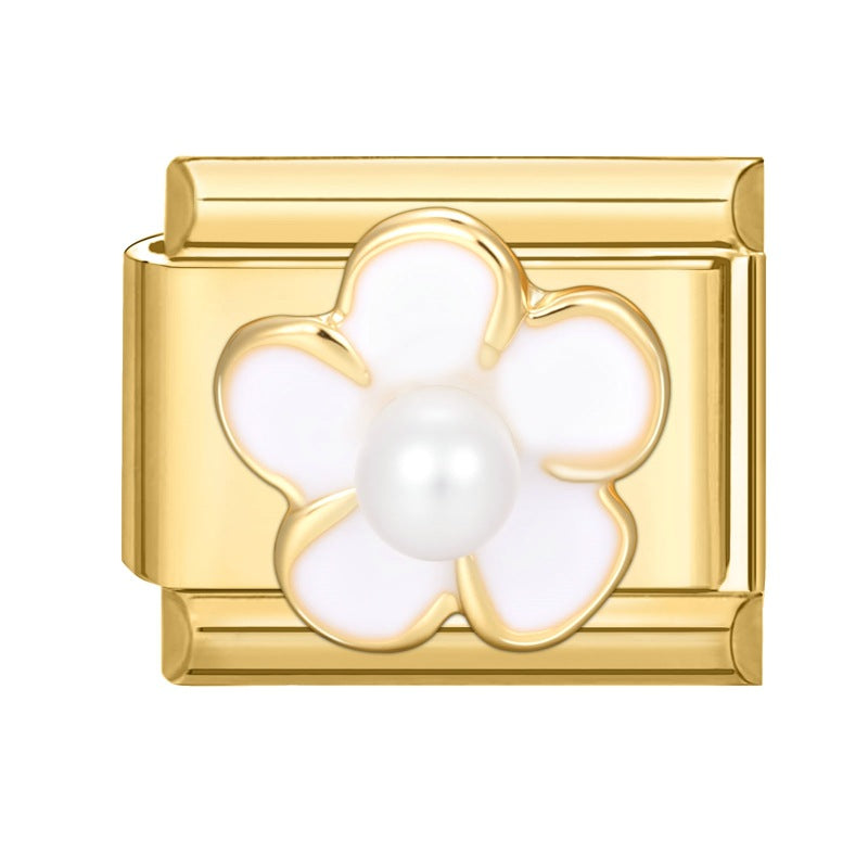 Wholesale Italian Charm Bracelet 9mm DIY Splicing Cute Creative Stainless Steel Composable Bracelet