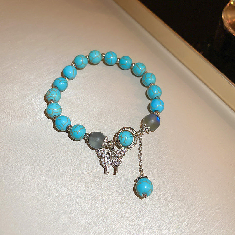 Wholesale Diamond Butterfly Moonlight Cat's Eye Bracelet ACC-BT-KJ003