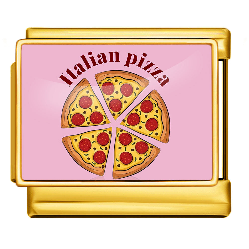 Wholesale Italian Charm Bracelet 9mm DIY  Image Printing  Creative Stainless Steel Composable Bracelet