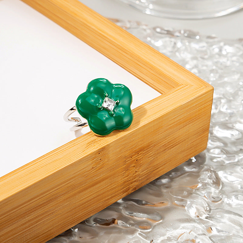 Wholesale  irregular seal love paint seal ring