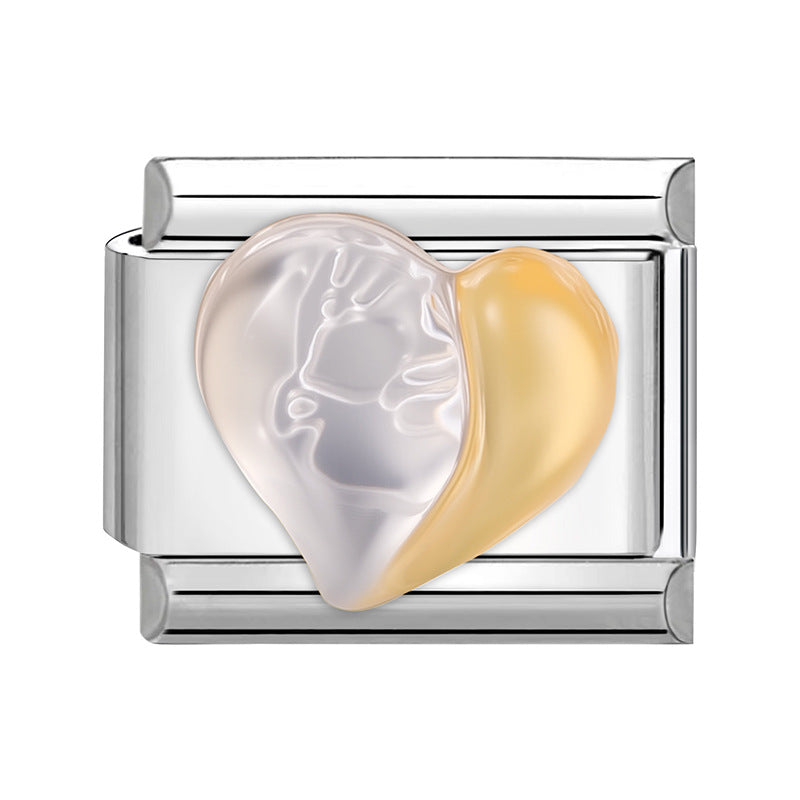 Wholesale Italian Charm Bracelet 9mm DIY Splicing Cute Creative Stainless Steel Composable Bracelet