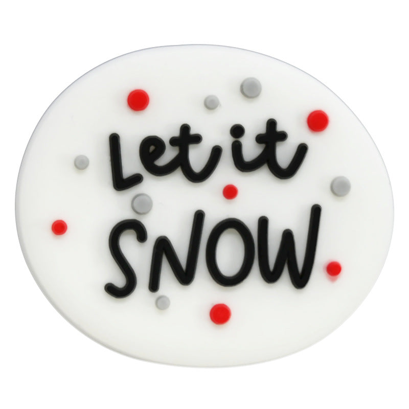 Wholesale Random 100pcs Christmas PVC Soft Rubber Shoe Buckle Decoration ACC-SC-RYY057