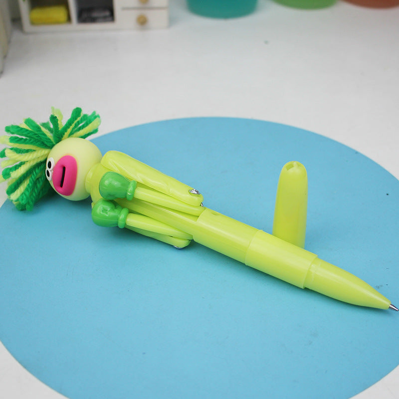 Wholesale Fun Funny Fried Mao Man Boxing Pen Cute Cartoon Pen